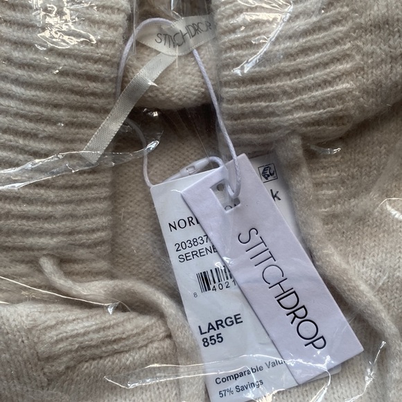 StitchDrop Women's Joey Hi-Low Pocket Hoodie Midi Dress In Serene, Size L, NWT - Picture 7 of 11